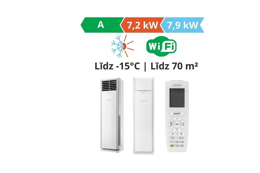 Gaisa kondicionieris, Sinclair Tower Kolonas Split 7,2kW┃AST-24BI