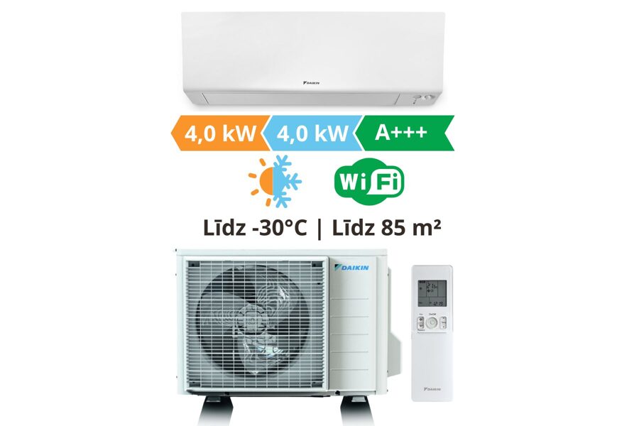 Gaisa kondicionieris un gaiss-gaiss siltumsūknis Daikin Nepura, Perfera 4.0kW┃FTXTM40S/RXTM34A