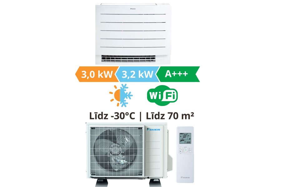 Gaisa kondicionieris un gaiss-gaiss siltumsūknis Daikin Nepura, Perfera 3.0kW┃FVXTM30A/RXTM30A